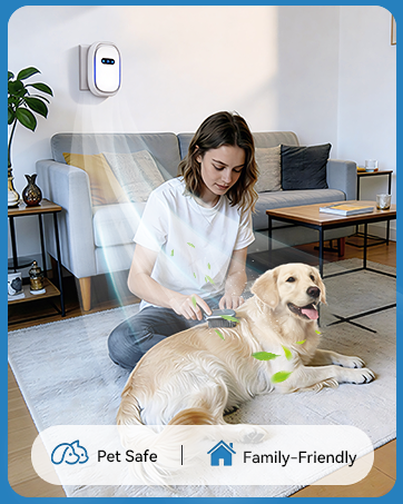 Plug In Air Purifier for Home, Bedroom