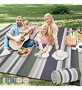 Picnic Blankets Outdoor Extra Large - 80"x80" Portable Waterproof Picnic Blanket, Machine Washabl...