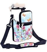 icolor Water Bottle Carrier Bag For Stanley IceFlow Flip Straw Tumbler 20/30oz Stanley IceFlow Mu...