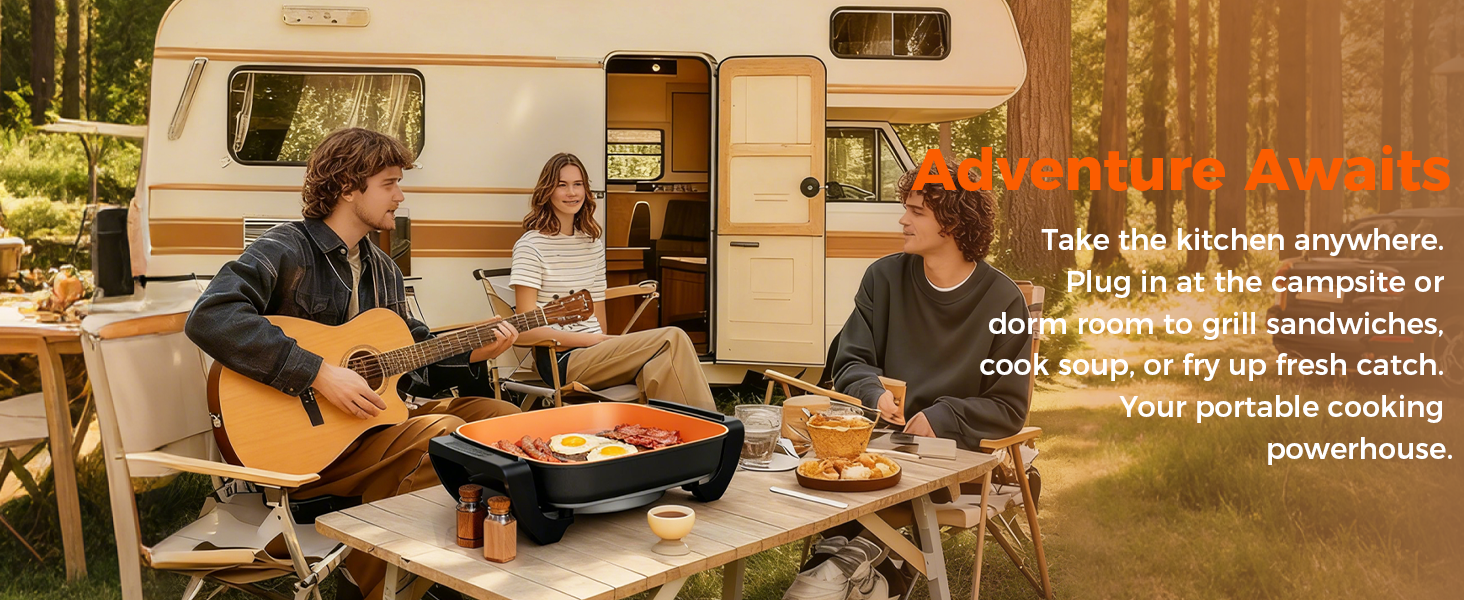 electric pan for cooking