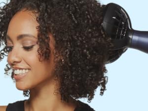Woman using diffuser component