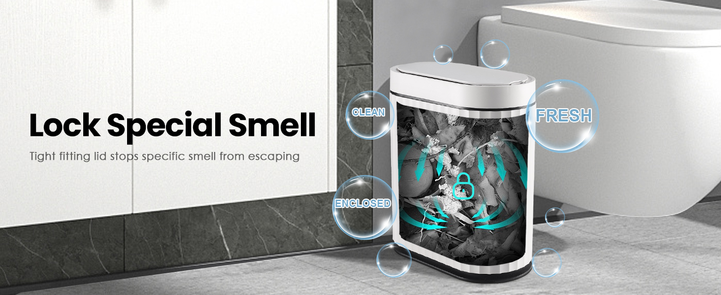 bathroom garbage can