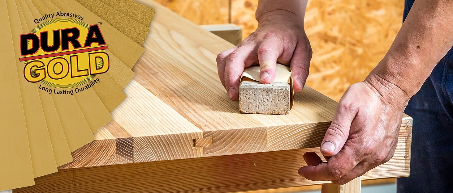 person sanding table