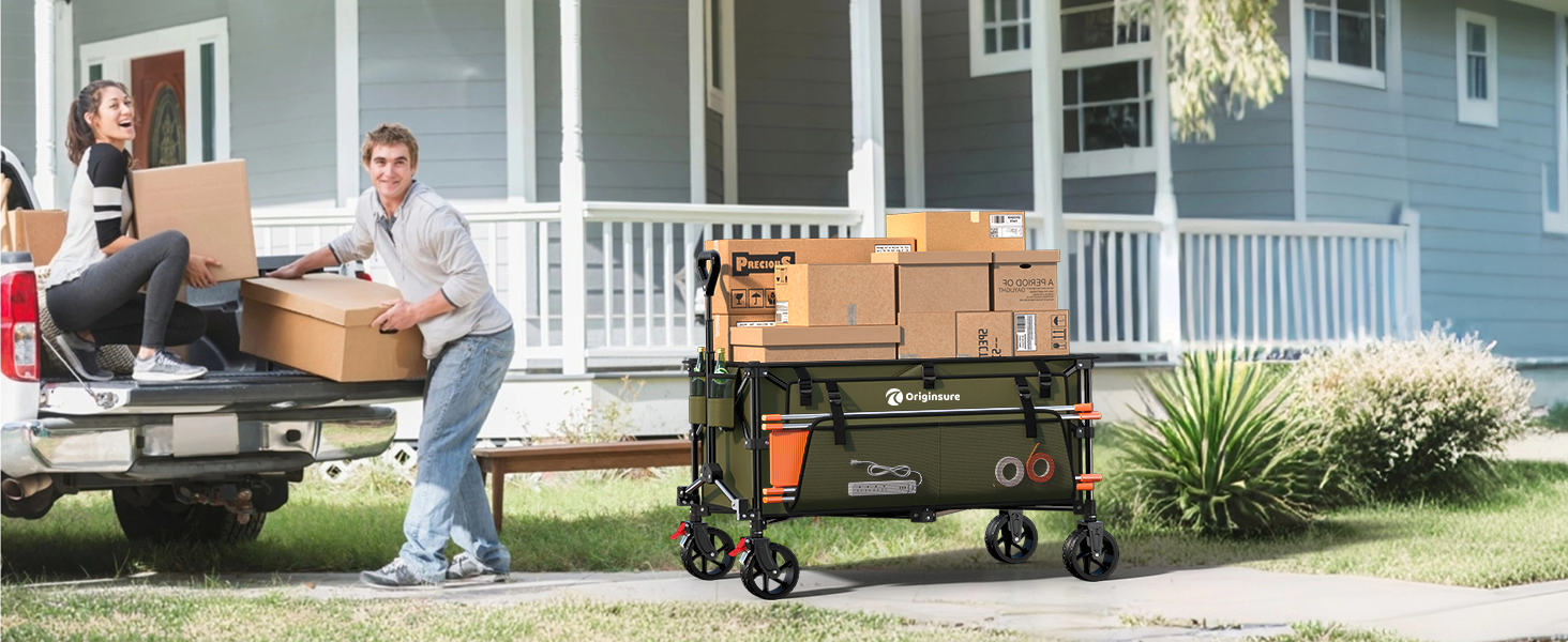 perfect for carrying groceries from garage to our apartment in one trip