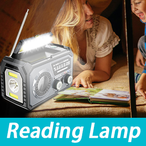 16000mah Emergency Weather Radio Hand Crank Solar Radio Battery Powered Portable Am/Fm/Wb NOAA 