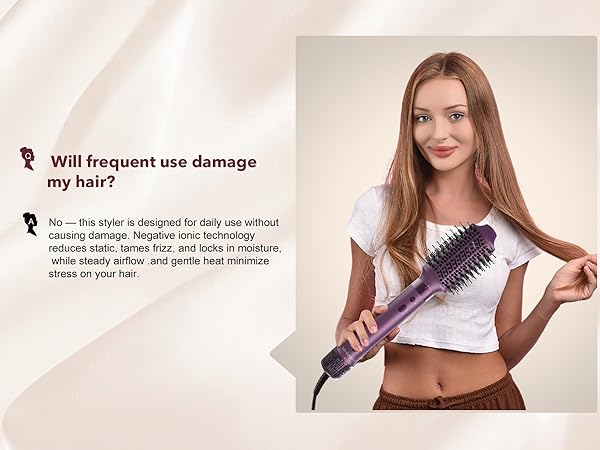 blowout brush hair dryer