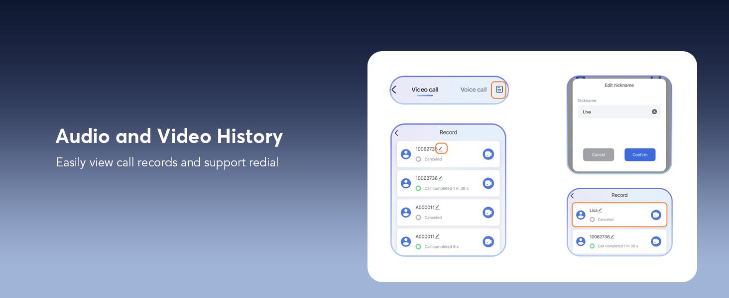 Audio and Video History