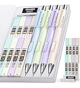 Nicpro 4PCS Pastel Mechanical Pencil 0.5mm, Cute Fast Click Mechanical Pencils Set with 100PCS HB...