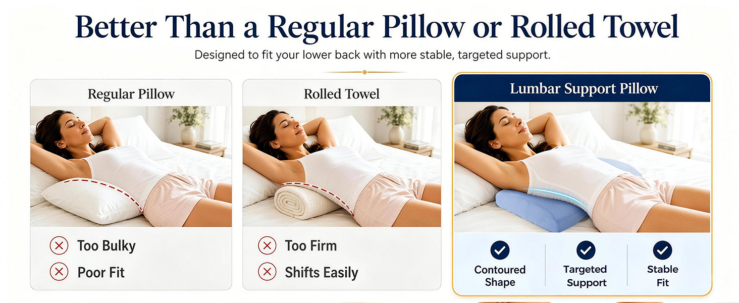 Lumbar Pillow for Sleeping