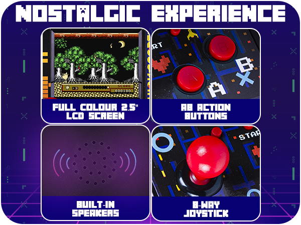 Mini Retro Arcade Machine Console