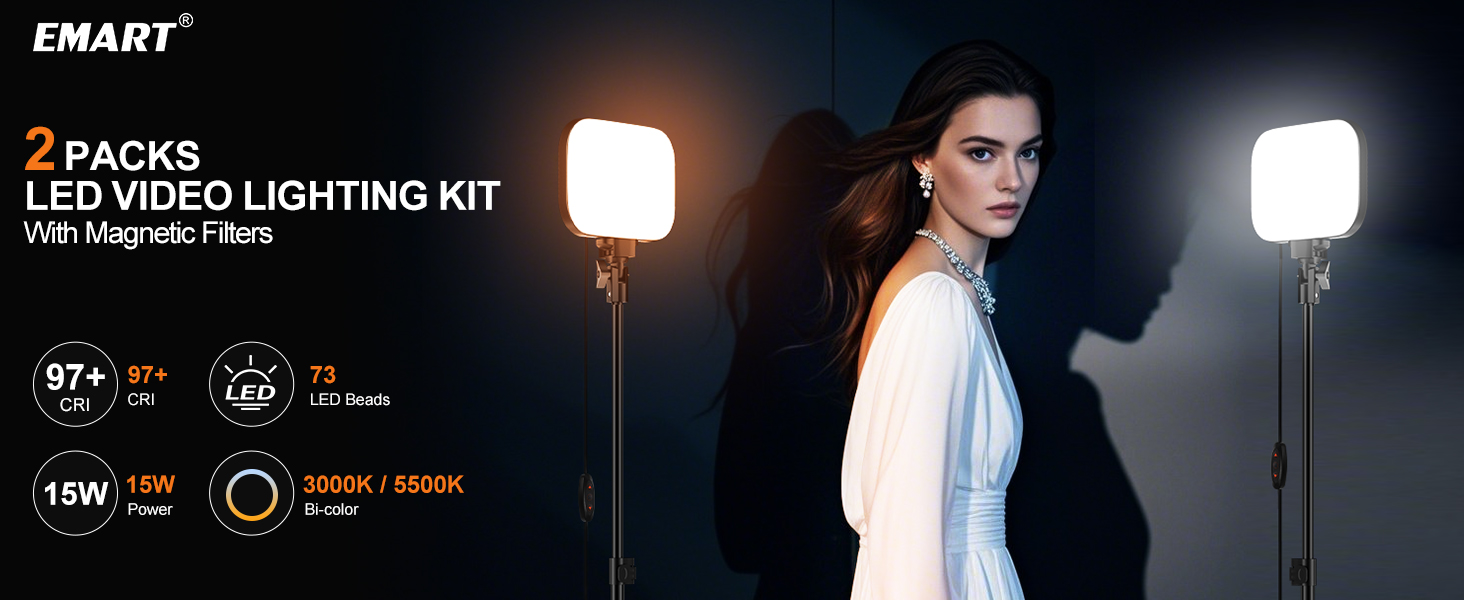 LED VIDEO LIGHTING KIT