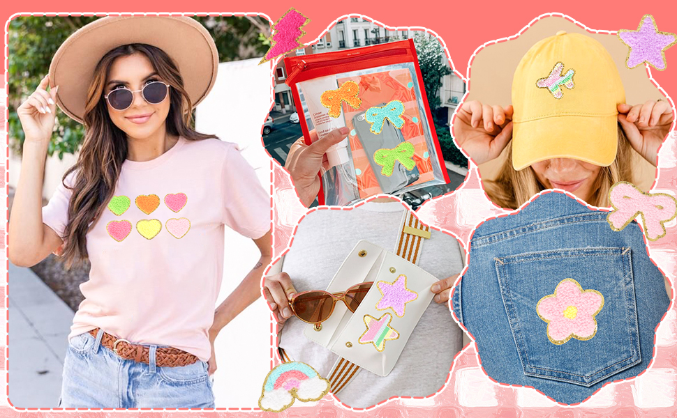 57PCS pattern patches
