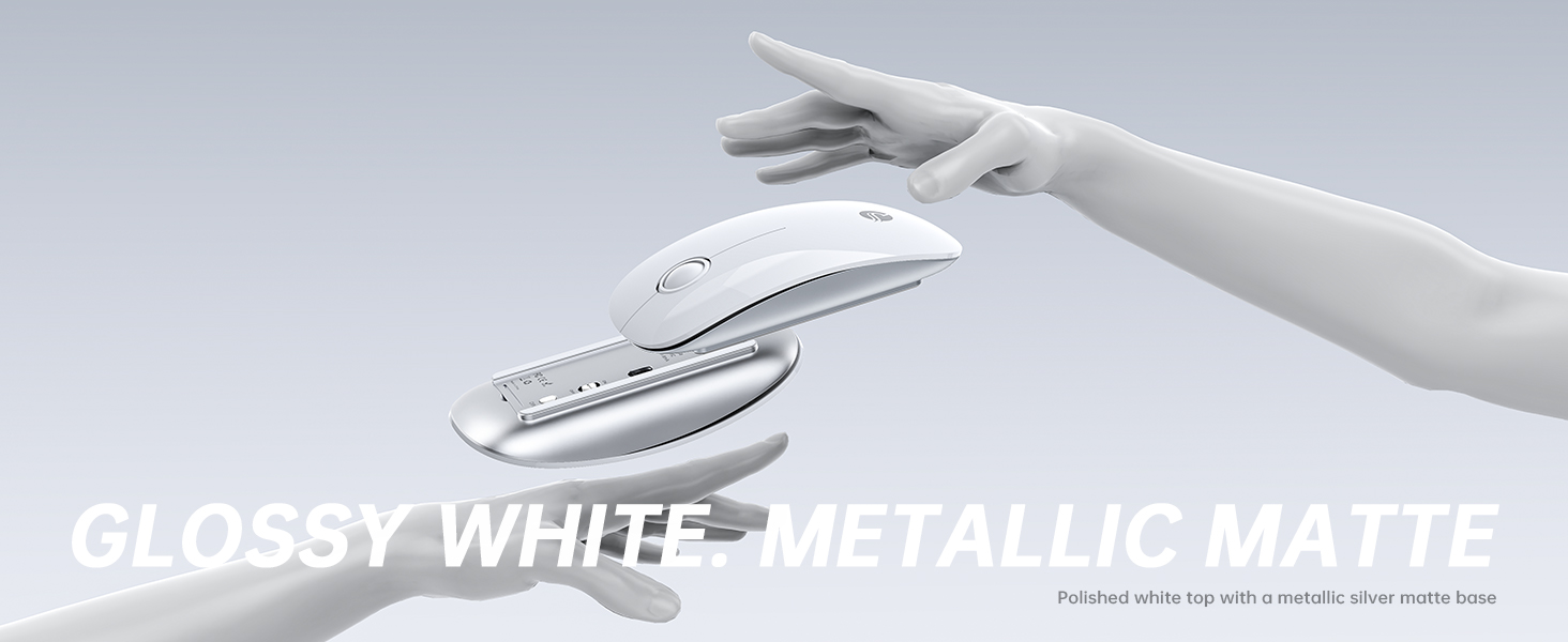 R306C USB C Wireless Mouse for Macbook, iPad, Chromebook