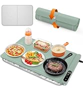 Food Warming Mat for Parties Buffet, Upgrade Graphene Heating Film, Electric Warming Tray with 6 ...