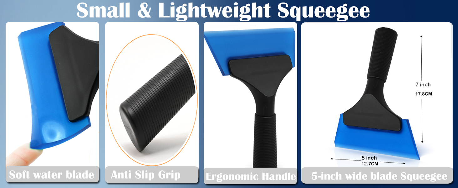 small squeegee for car
