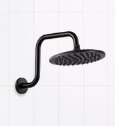 OFFO Shower Head Extension Arm 13 Inch, Oil Rubbed Bronze S Shaped High Rise Extender with Flange...