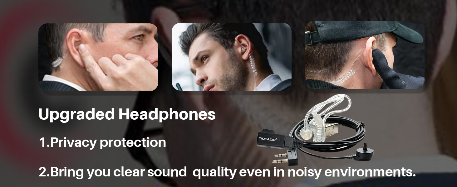 Security Earpiece with Mic