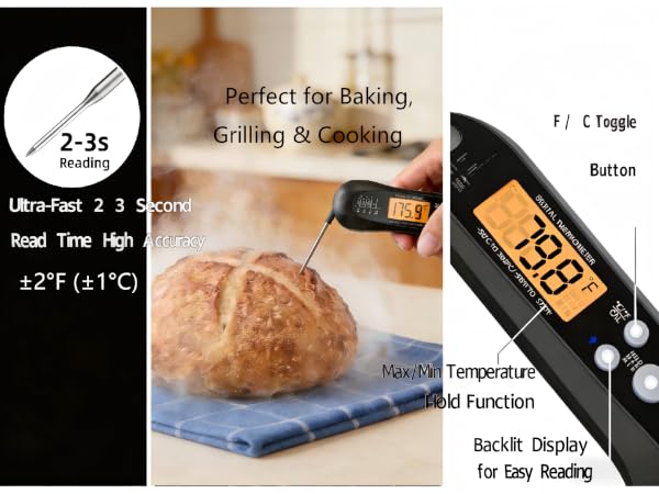 meat thermometer digital wireless