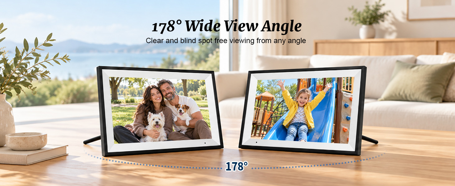 178°Wide View Angle