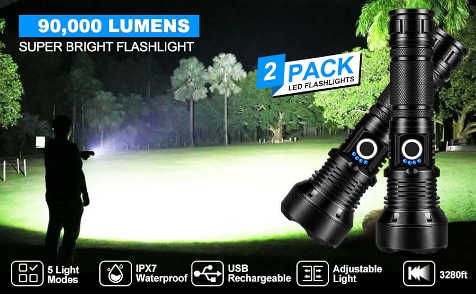 super bright flashlight