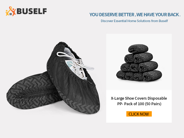 X-Large Shoe Covers Disposable PP- Pack of 100