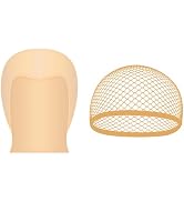 NEBURORA 2 Pcs Bald Cap Halloween Latex Bald Caps for Adults Women Men Wig Cap Costume for Hallow...