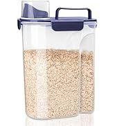 Komzon Rice Container, Airtight Rice Storage Container 10lb, Cereal Containers Storage, BPA Free ...