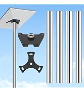 FOVYNA Starlink Gen 3 Ground Pole Mount with 4 Extension Pipes RV Long Mount Kit with Gen 3 Pipe ...