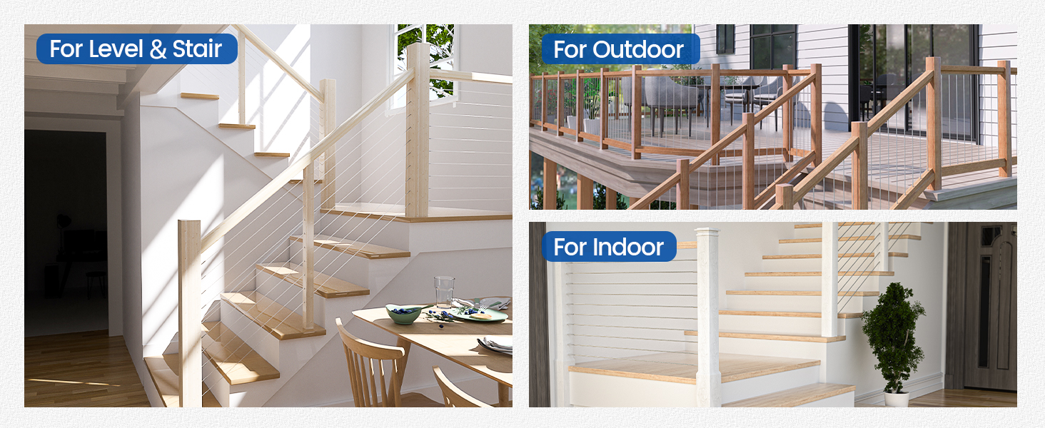 For indoor and outdoor