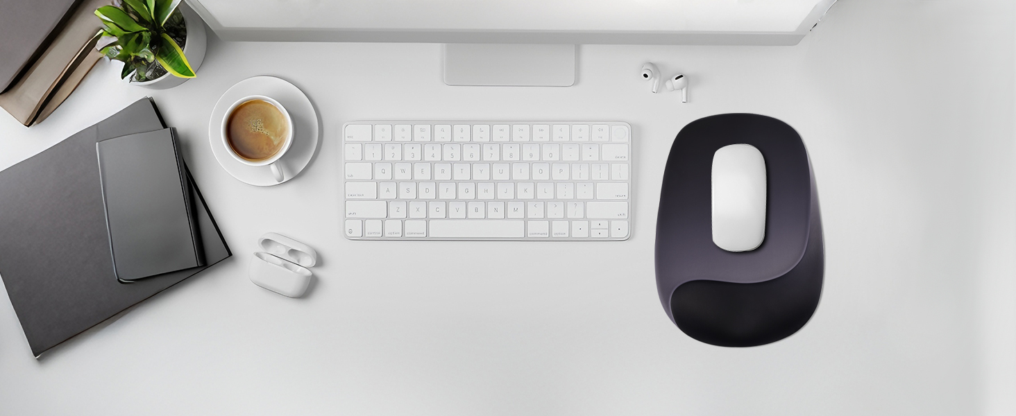 Mouse Pad with Wrist Rest Support