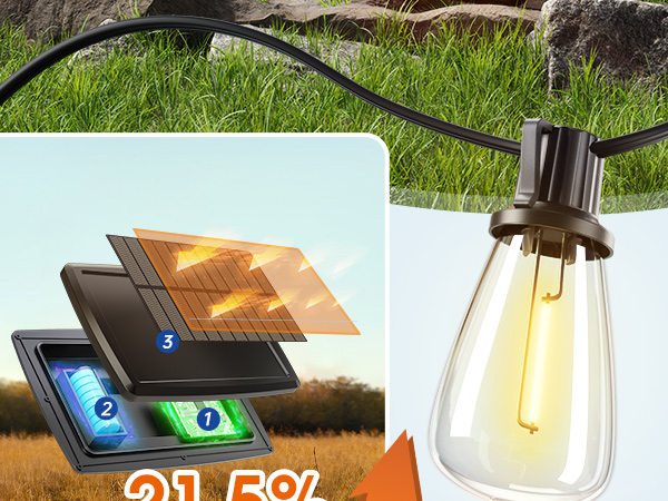 solar string lights for outside