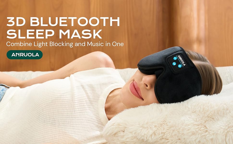 sleep mask with Bluetooth headphones, Bluetooth sleep mask, sleep headphones