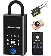 Anweller Lock Box for Keys with Code, Fingerprint RFID Smart Bluetooth Key Hider, Outdoor Waterpr...