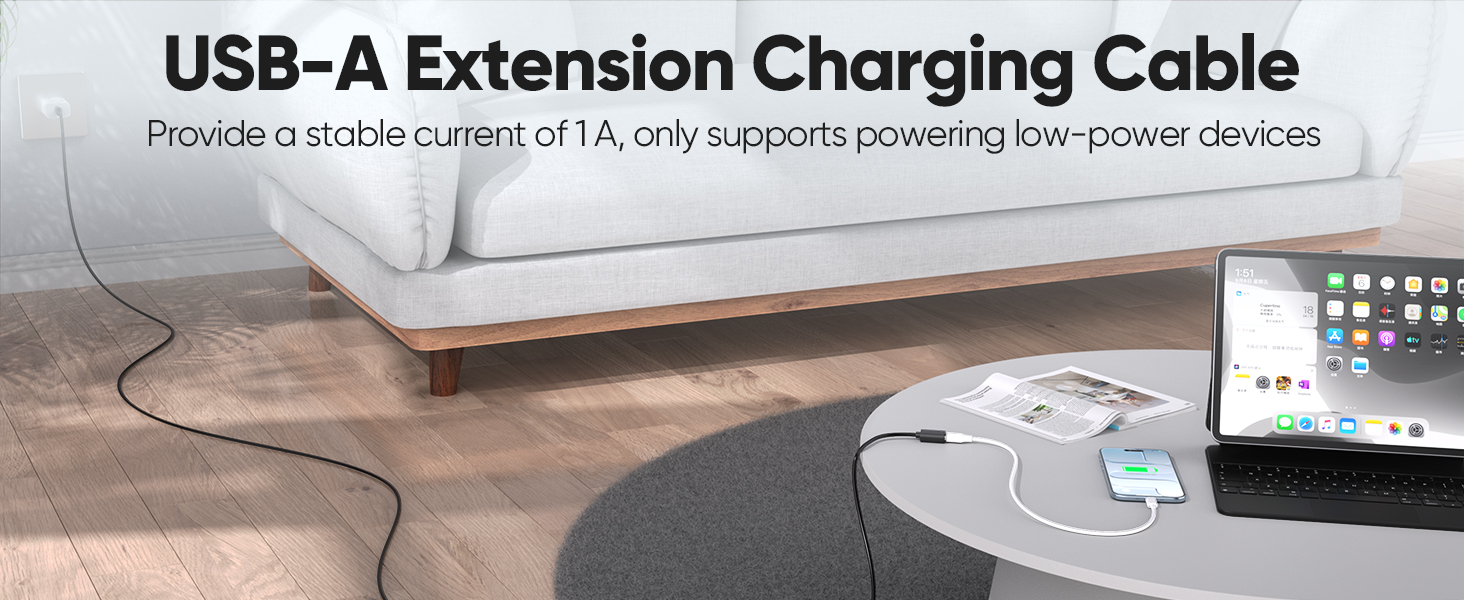 usb male to female extension cable