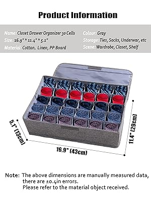 socks drawer dividers with lid