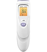CEM DT-8807H FDA CE No-Touch Forehead Thermometer, Infrared Thermometer for Adults and Kids, Touc...
