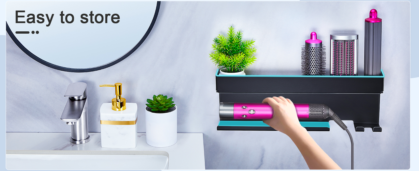 hair dryer holder