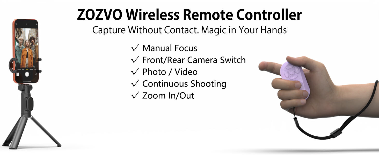 ZOZVO Wireless Remote Controller