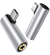 Type C to 3.5mm Female iPhone 16e 16 Pro Max Headphone Jack Dongle Aux Adapter for iPhone 16 Pro/...