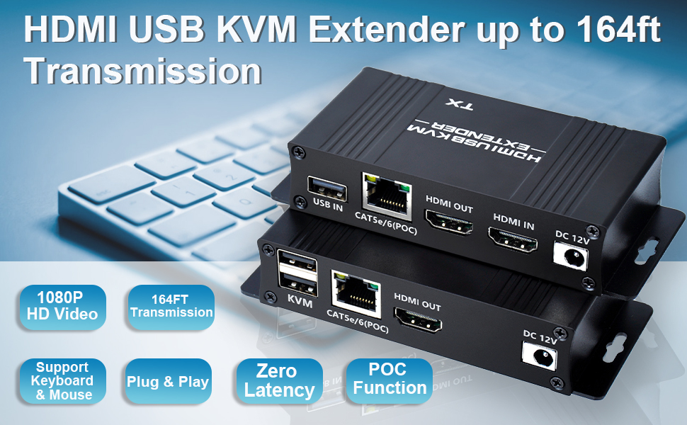 hdmi kvm usb extender