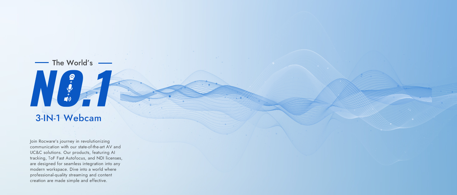 Rocware webcam with microphone