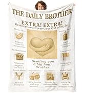 SNUGLYZEN Brother Gifts Blanket 60"x50" - Sentimental Birthday for Brother Adult - Warm Hug Blank...