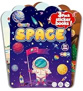 Reusable Sticker Books for Toddlers 2-4 Years - Travel Toys for Toddlers 1-3,Gifts for 2 Year Old...
