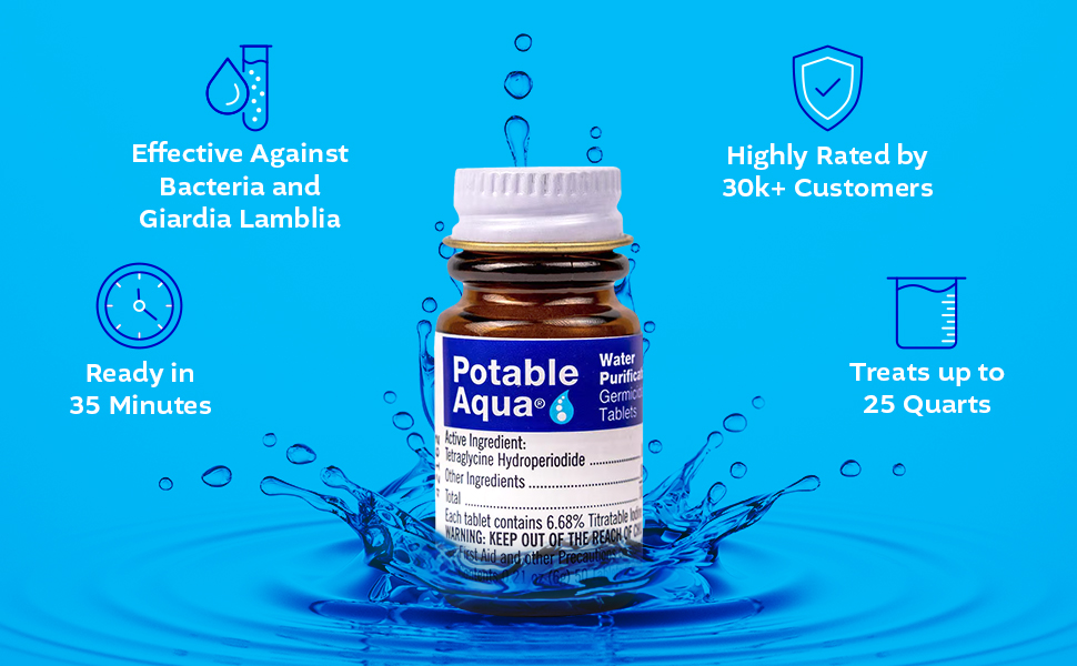 Potable Aqua Purification Tablets