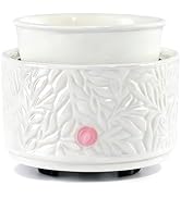 Wax Melt Warmer 3-in-1 Electric, Ceramic Wax Burner for Scented Wax, Scented Wax Melter &amp; Essenti...