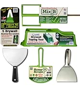 6 in 1 Drywall Tools Kit by Buddy Tools LLC - Includes Drywall Tape Dispenser, Electrical Box Loc...