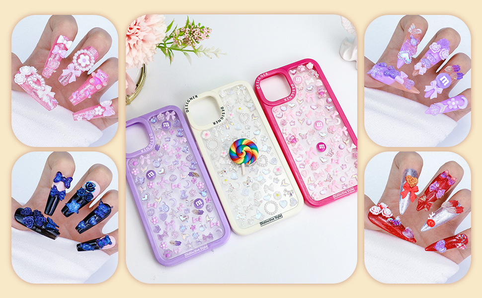 nail charm applications