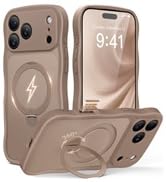 GolbinBox Magnetic for iPhone 17 Pro Max Case with 360° Stand for Women | [Compatible with Magsaf...