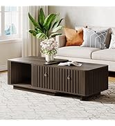 Tribesigns Extendable Coffee Table with Storage, 43