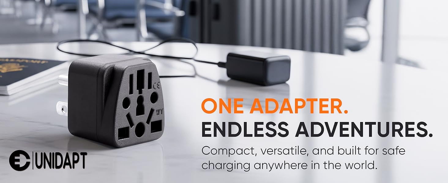 worldwide compatibility 3 prongs, adapter, surge protection, travel, japan, colombia, certified